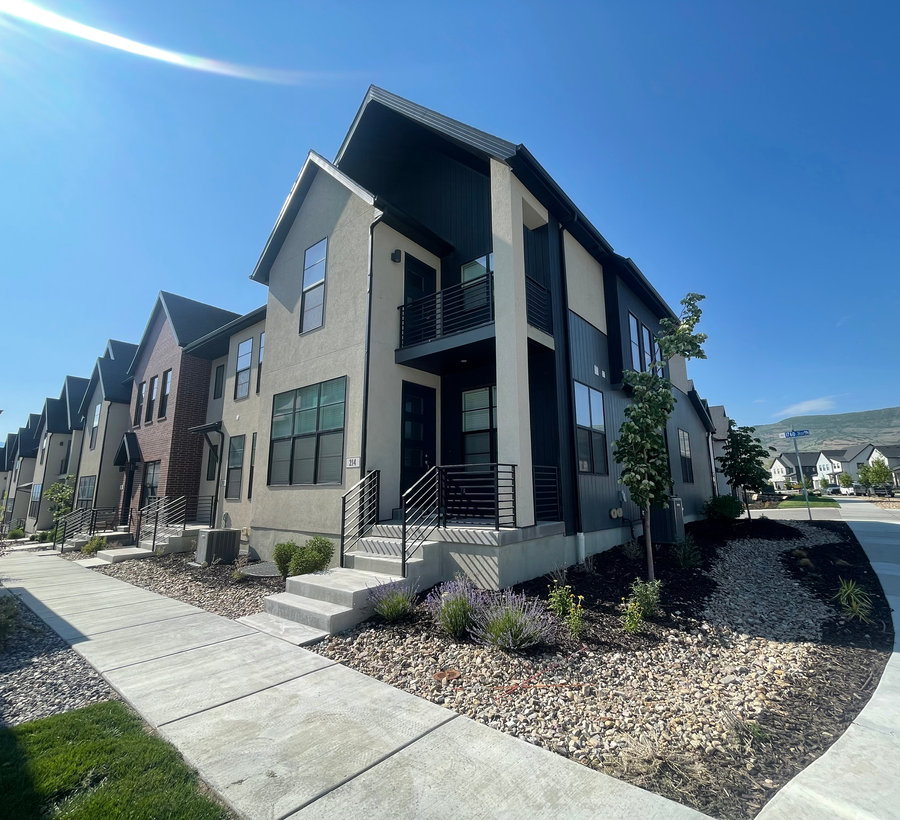 Solgarden (Unfinished Basement) townhome at 214 E. 1760 N. (end unit)